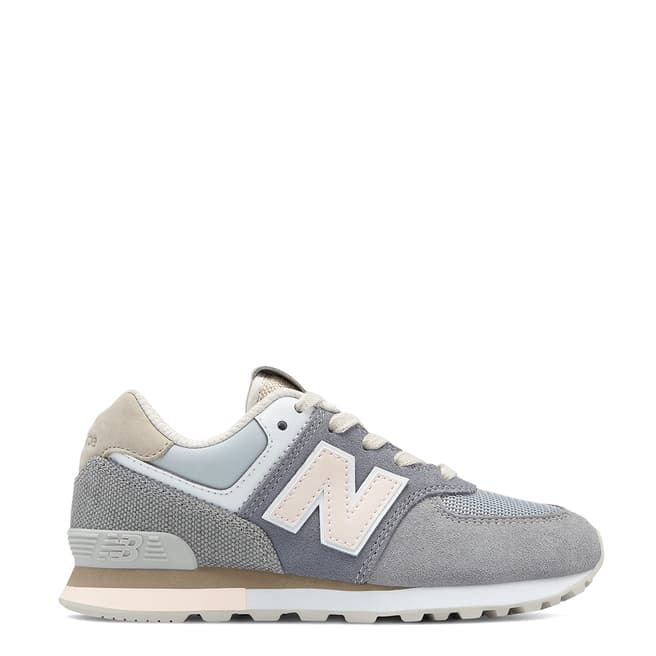 New Balance Grey Lace Up Trainer
