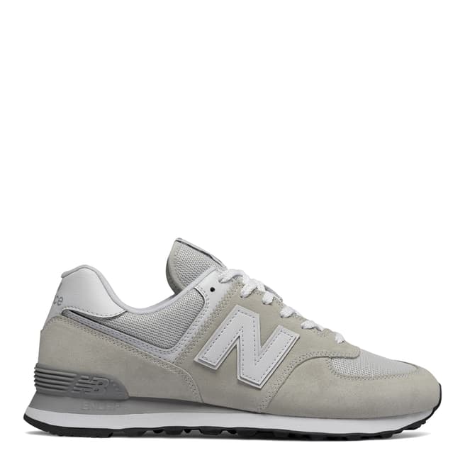 New Balance Grey Evergreen Suede 574 Sneakers 