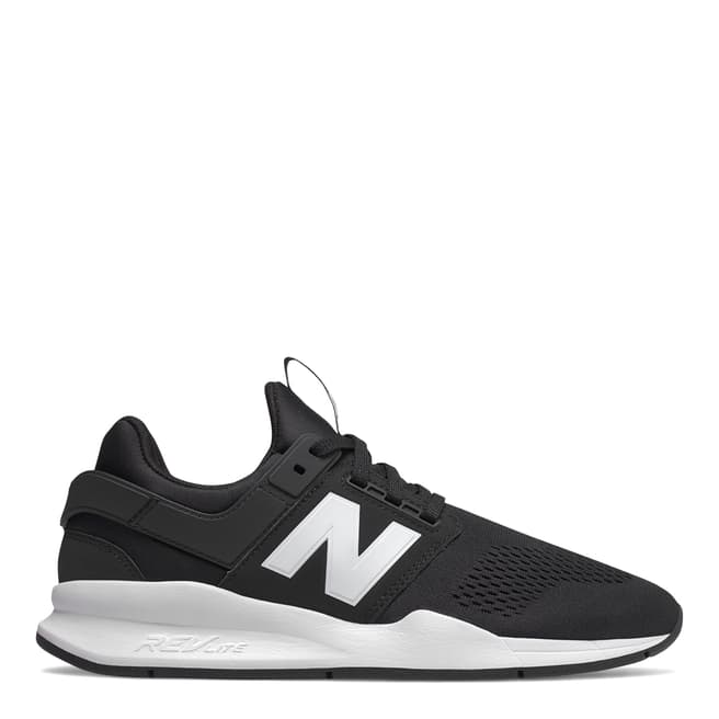 New Balance Black 247 Sport Sneaker 