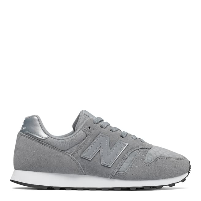 New Balance Grey Suede 373 Sneakers 