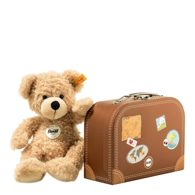 Steiff Beige Fynn Teddy Bear In Suitcase