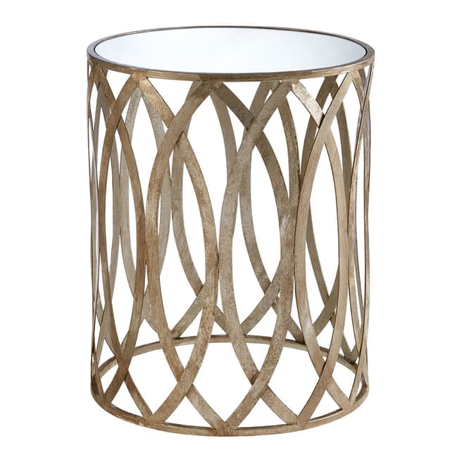 Fifty Five South Zariah Leaf Design Side Table
