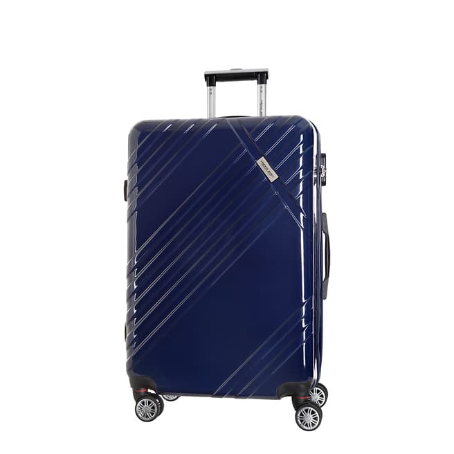 Travel One Marine Blue Rosciano 8 Wheel Suitcase 46cm