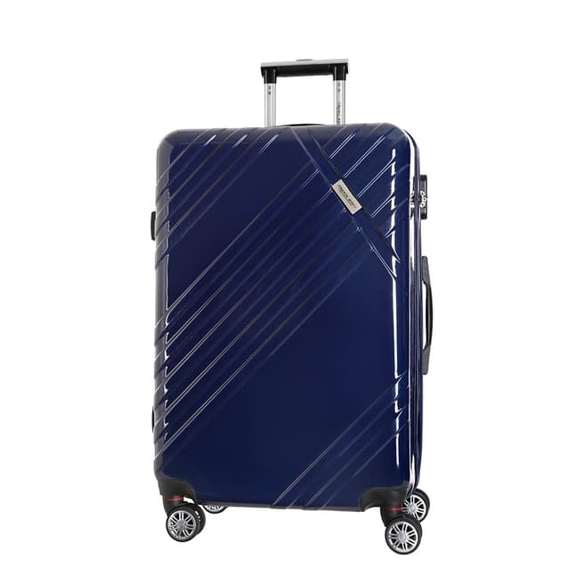 Travel One Marine Blue Rosciano 8 Wheeled Suitcase 56cm
