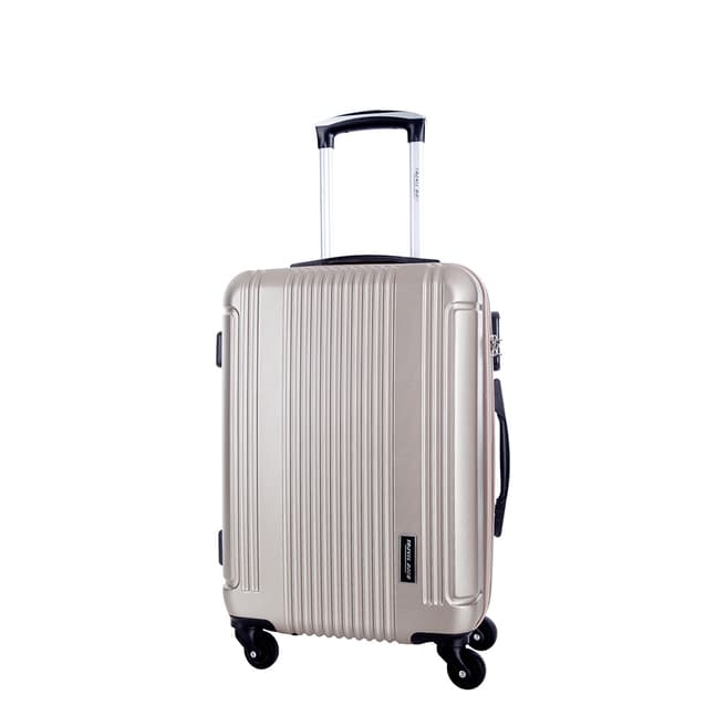 Travel One Beige Barton 4 Wheel Suitcase 50cm