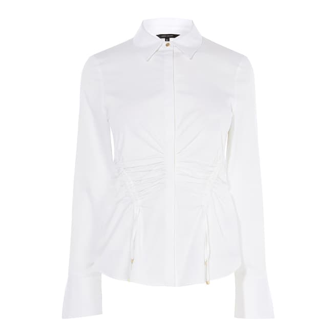Karen Millen White Ruched Shirt