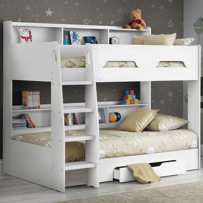 Guest Living Orion Bunk Bed - All White Finish