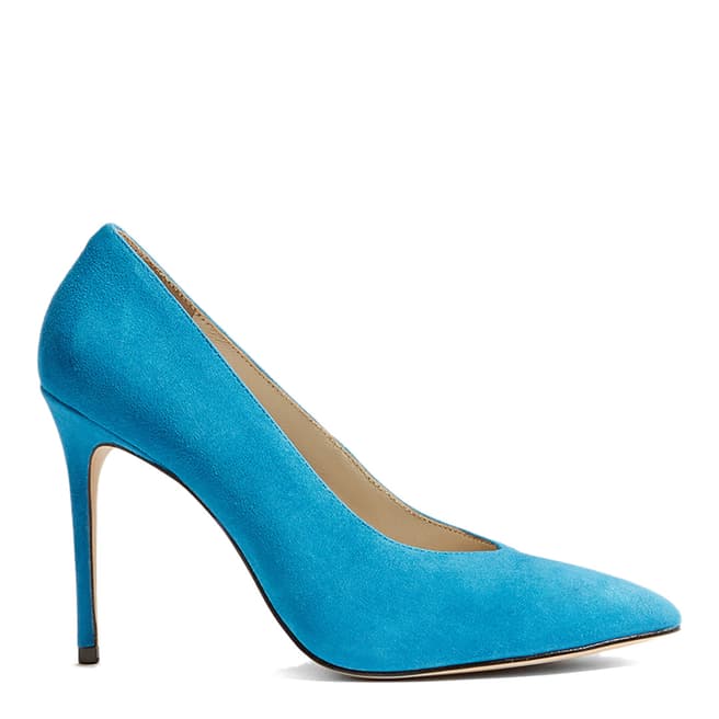 Karen Millen Blue High Vamp Court Shoe