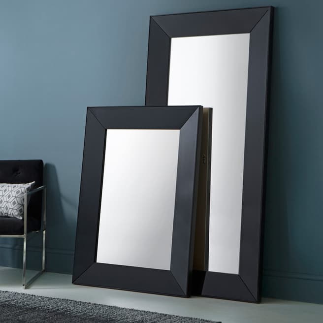 Gallery Living Black Vasto Leaner Mirror 183x91cm