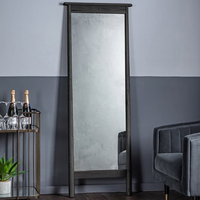 Gallery Living Black Wycombe Cheval Mirror 64x174cm