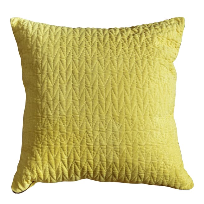 Gallery Living Ochre Scandi Quilted Cushion 45x45cm