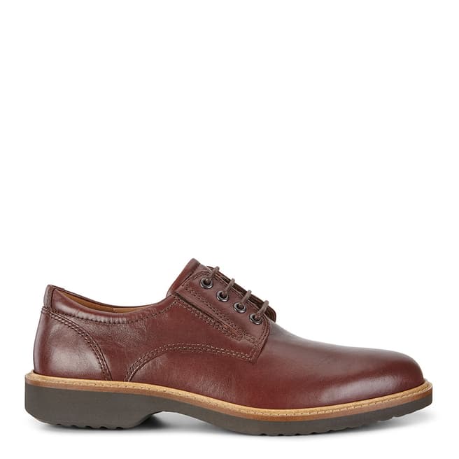 ECCO Brown Leather Ian Derby Shoes 