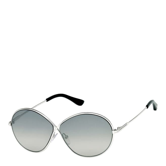 Tom Ford Women's Silver/Grey Sunglasses 64mm