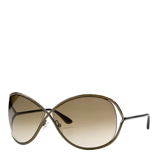 Tom Ford Bronze Brown Lens Miranda Metal Sunglasses