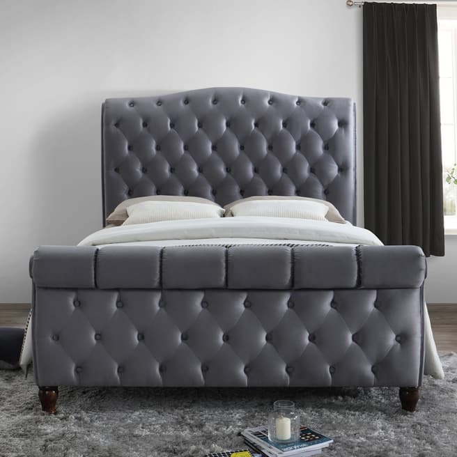 Birlea Colorado King Bedframe, Grey Fabric