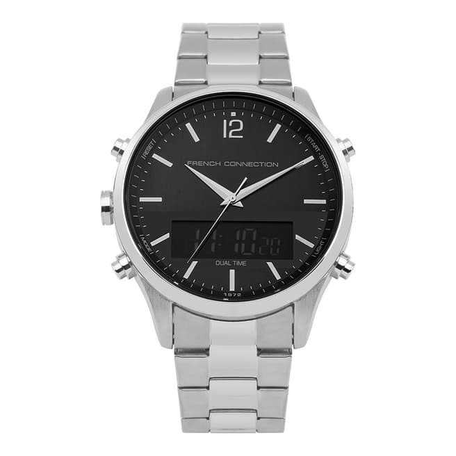 French Connection Cool Grey Brushed Dial With Silver Bracelet Watch