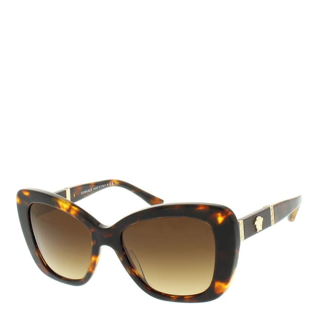 Versace Women's Brown Versace Sunglasses 54mm
