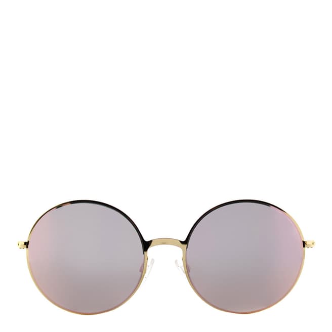 Michael Kors Women's Gold / Pink Round Sunglasses 55mm