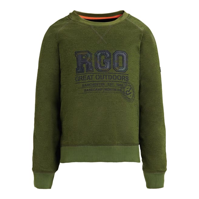 Regatta Boy's Cypress Green Breck Marl Fleece Sweater