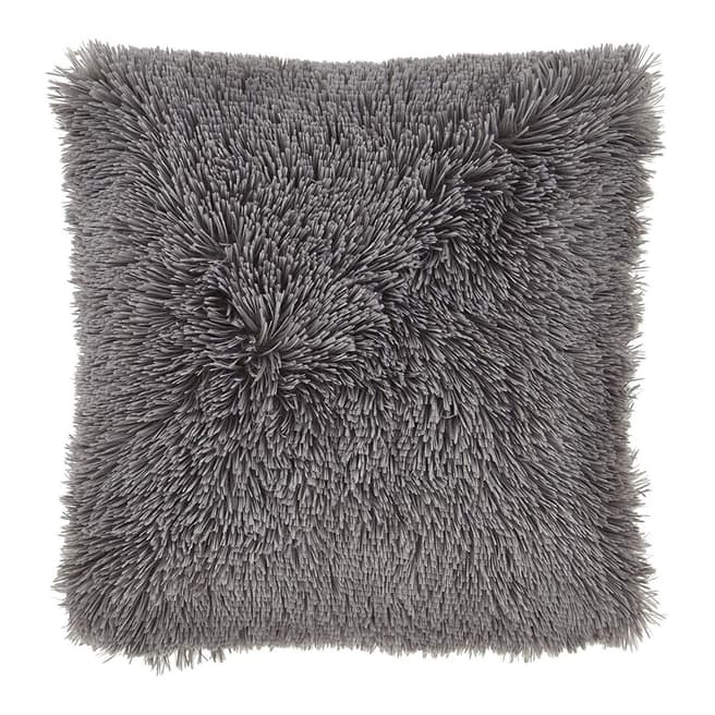 Catherine Lansfield Cuddly Cushion, Charcoal