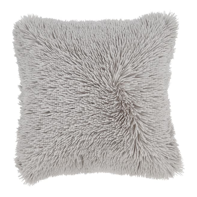 Catherine Lansfield Cuddly Cushion, Silver
