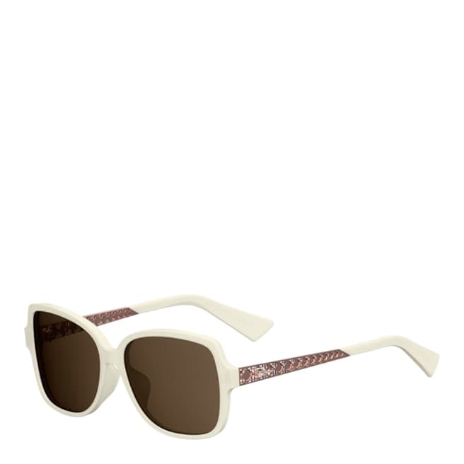 Dior Women's Ivory / Peach Diorama Sunglasses 58mm