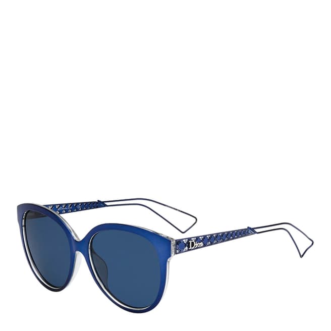 Dior Women's Blue Square Shape Sunglasses 58mm