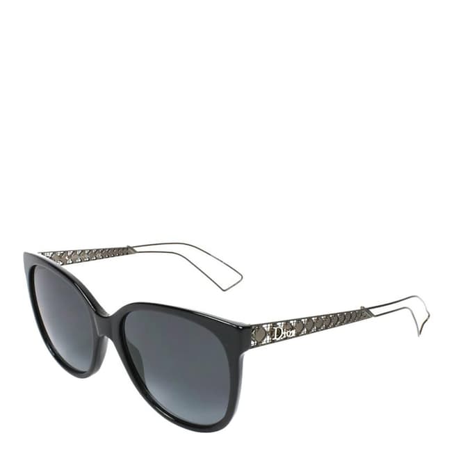 Dior Women's Black / Grey Cat Eye Sunglasses 55mm