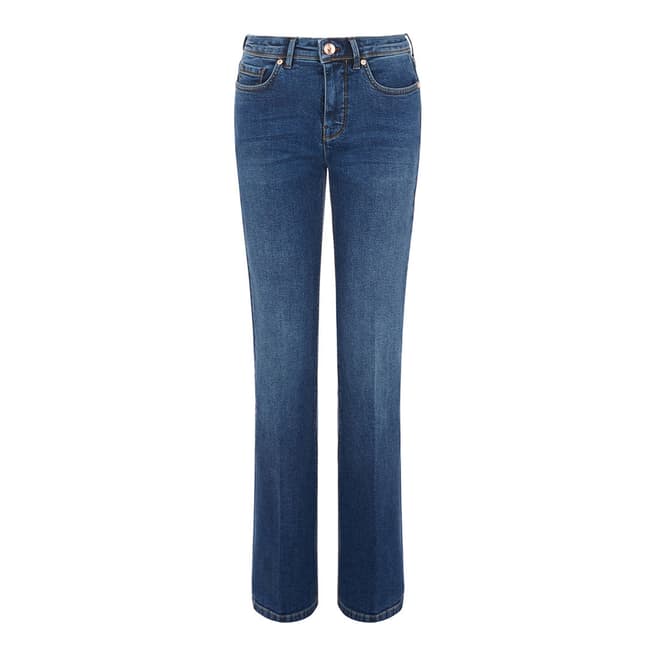 Oasis Mid Blue Scarlet Bootcut Jeans