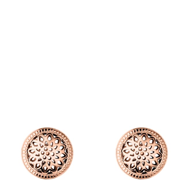 Links of London Rose Gold Timeless Domed Stud Earrings