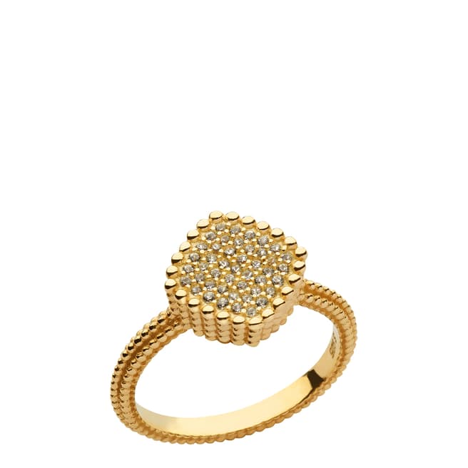 Links of London Yellow Gold Pure Square Ring