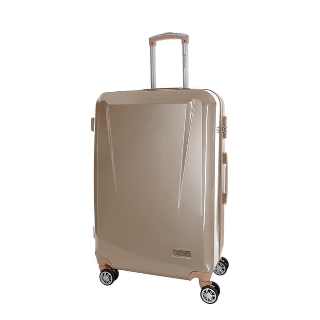 Platinium Beige Southport 8 Wheel Suitcase 56cm
