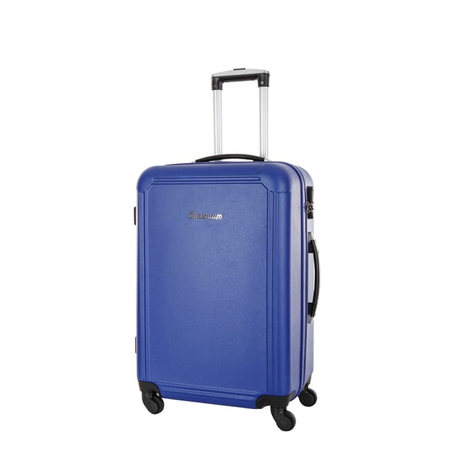Platinium Blue Walsall 4 Wheel Suitcase 50cm