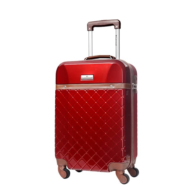 Platinium Bordeaux Trendy 4 Wheel Suitcase 60cm