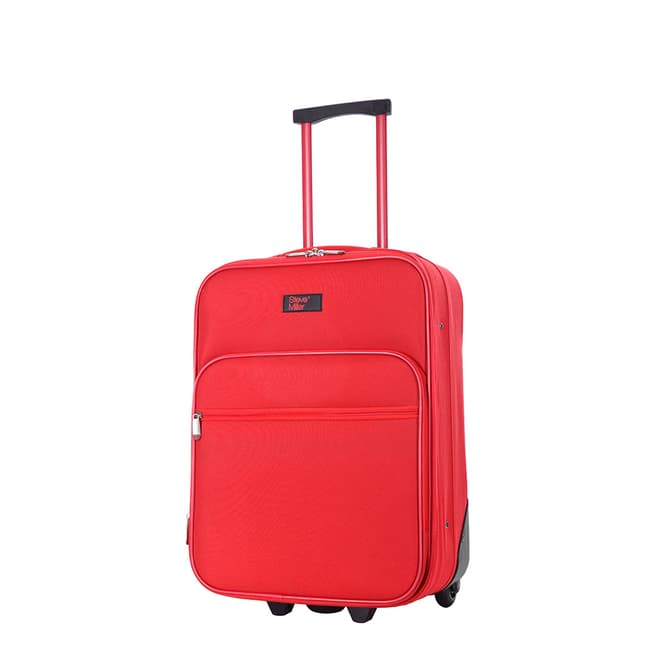 Steve Miller Red Great 2 Wheel Suitcase 50cm