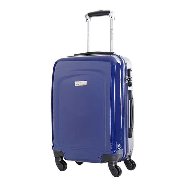 Platinium Blue Clarks 4 Wheel Suitcase 70cm