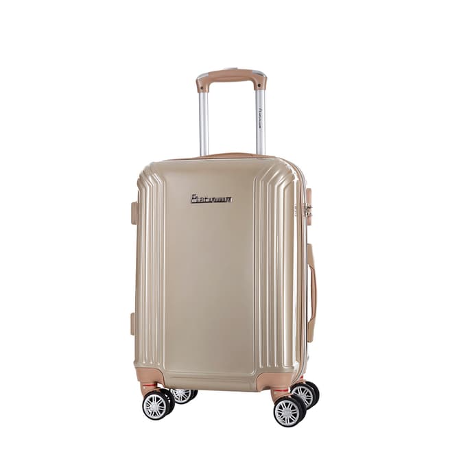 Platinium Beige Valley 8 Wheel Suitcase 70cm