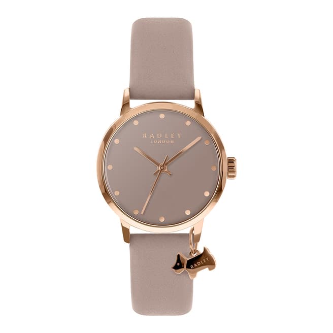 Radley Nude Rose Gold Plated Leather Watch