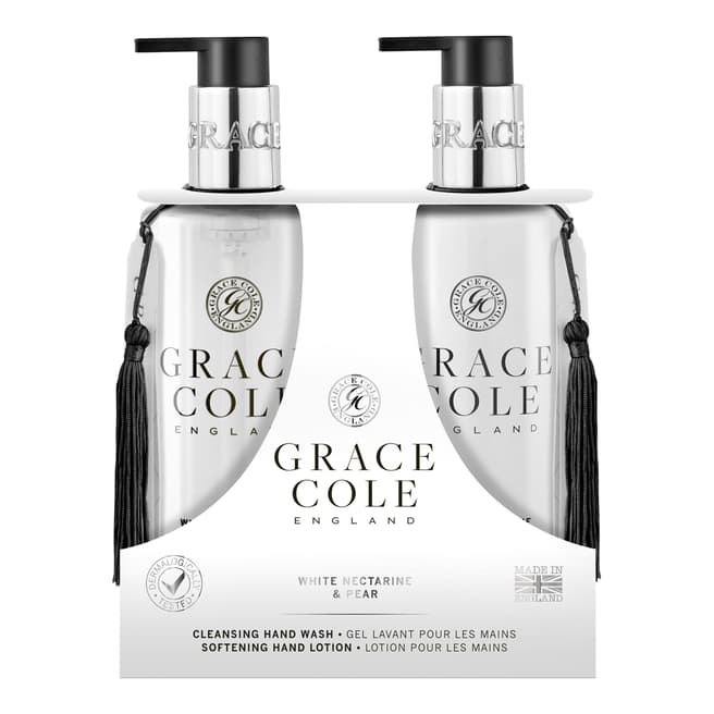 Grace Cole White Nectarine & Pear 300ml Hand Care Duo
