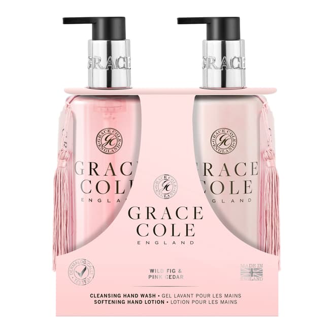 Grace Cole Wild Fig & Pink Cedar 300ml Hand Care Duo