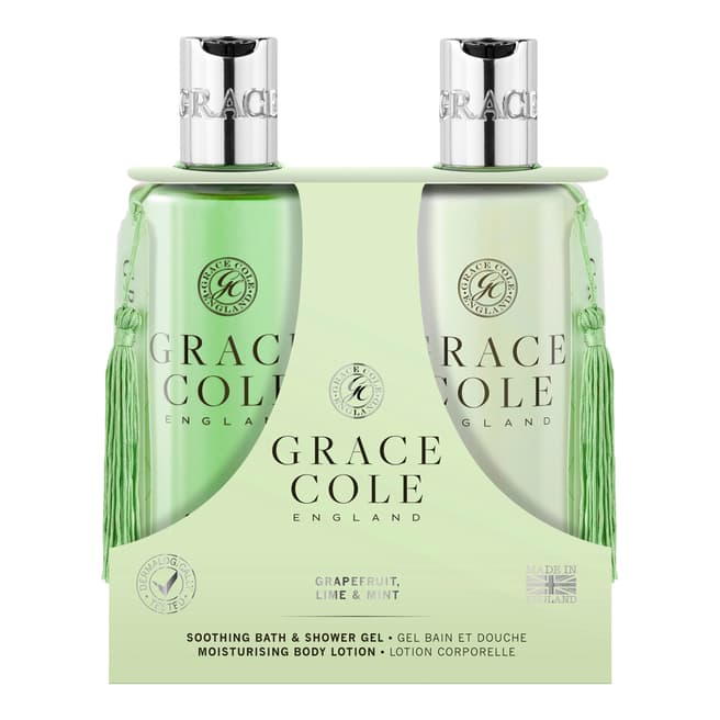 Grace Cole Grapefruit Lime & Mint 300ml Body Care Duo