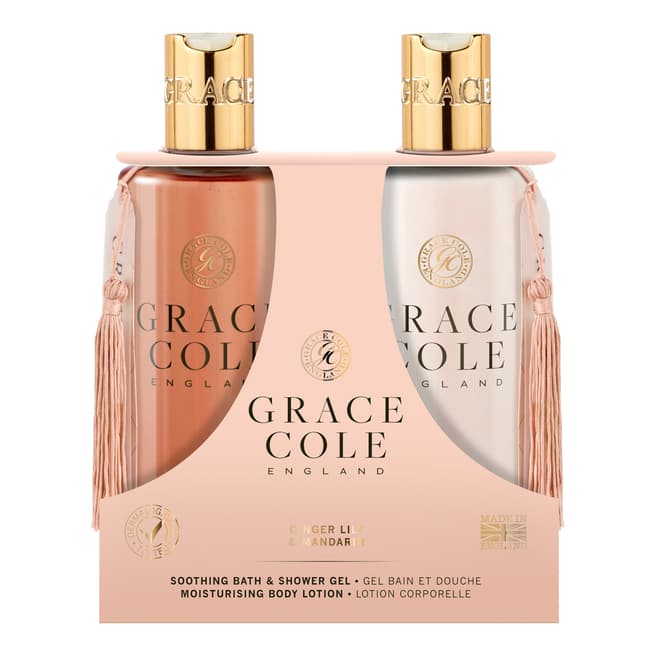 Grace Cole Ginger Lily & Mandarin 300ml Body Care Duo