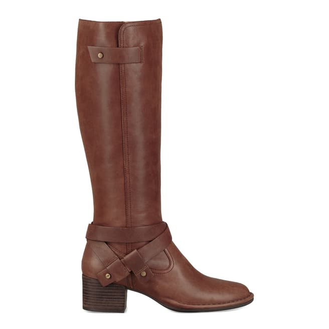 UGG Coconut Shell Leather Bandara Tall Boots