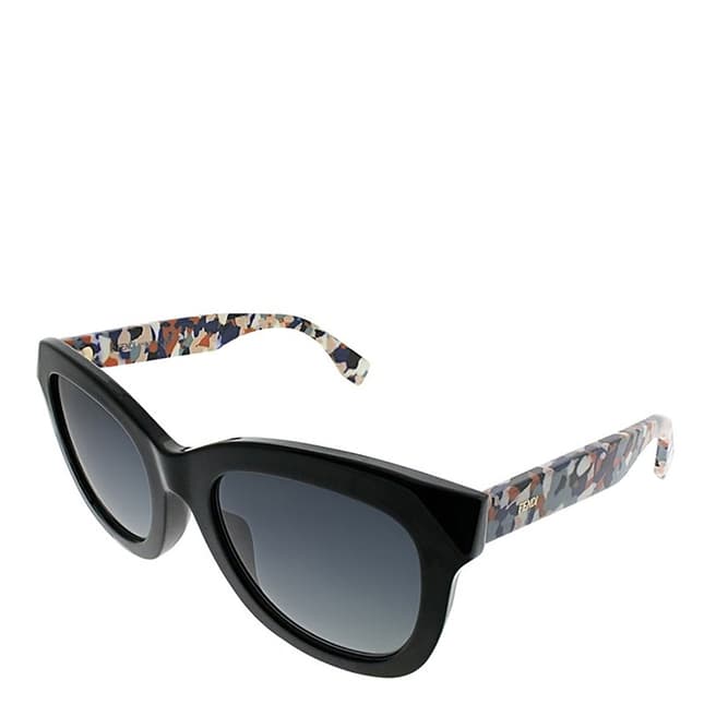 Fendi Women's Black / Multi Marble Effect Sunglasses 48mm