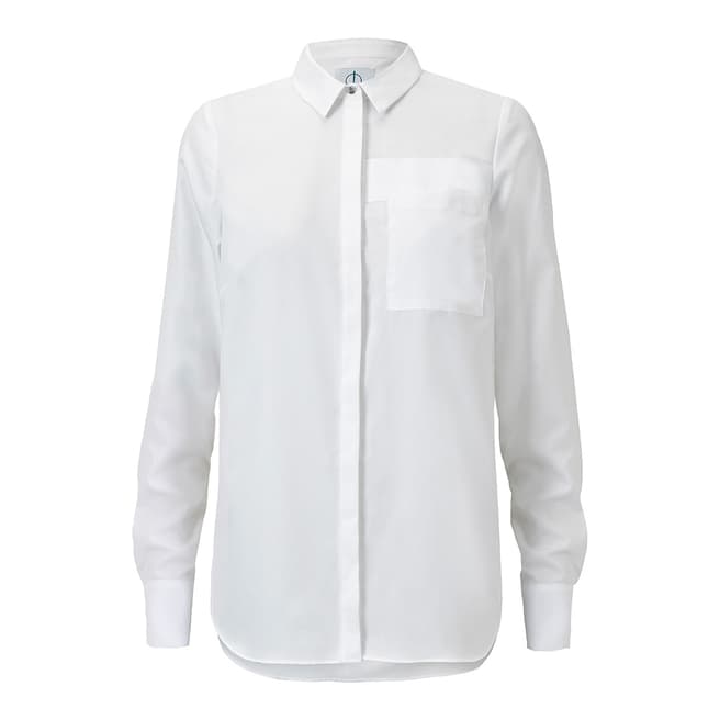 Outline White Brockwell Cotton Shirt