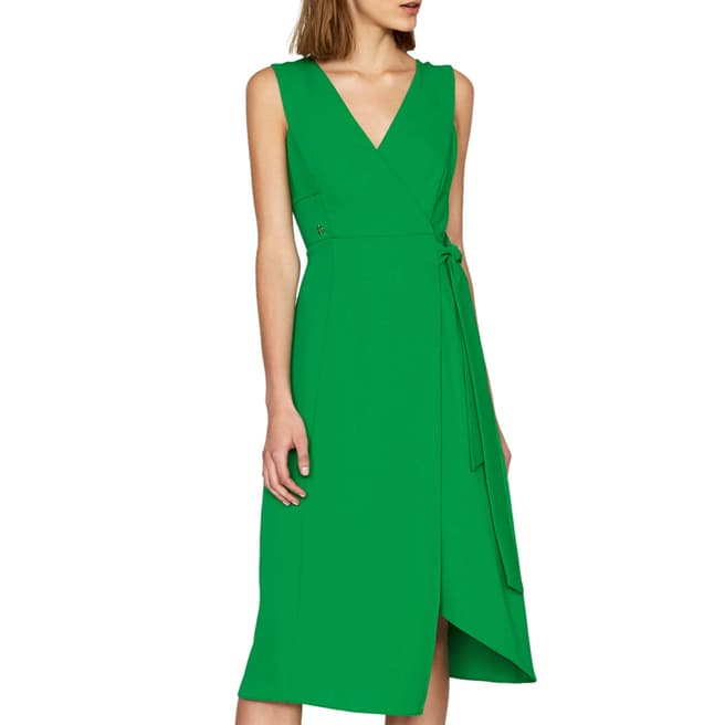 Outline Green Elbury Dress