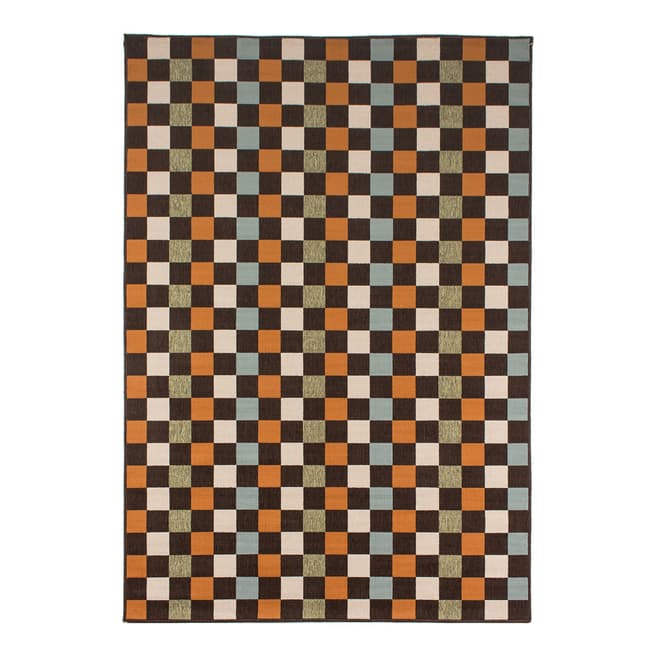 Floor Couture Chocolate/Terra Loop Pile Rug 230x160cm