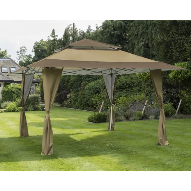Norfolk Leisure Got It Covered Pop Up Gazebo Taupe/Brown