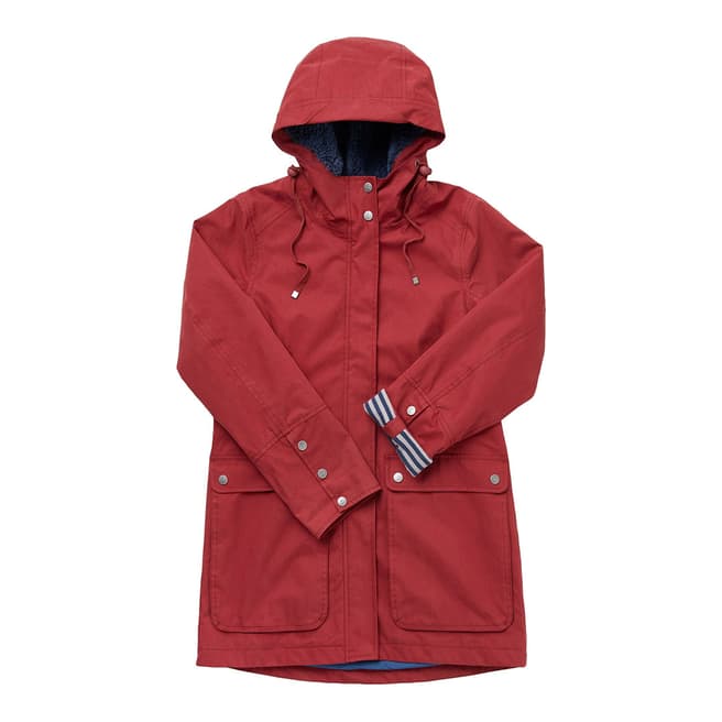 Seasalt Red Maenporth Coat