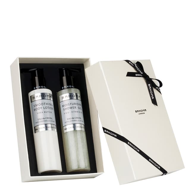 Bahoma Eau de Cristal Body Care Gift Set - 250ml Shower Gel & 250ml Body Lotion